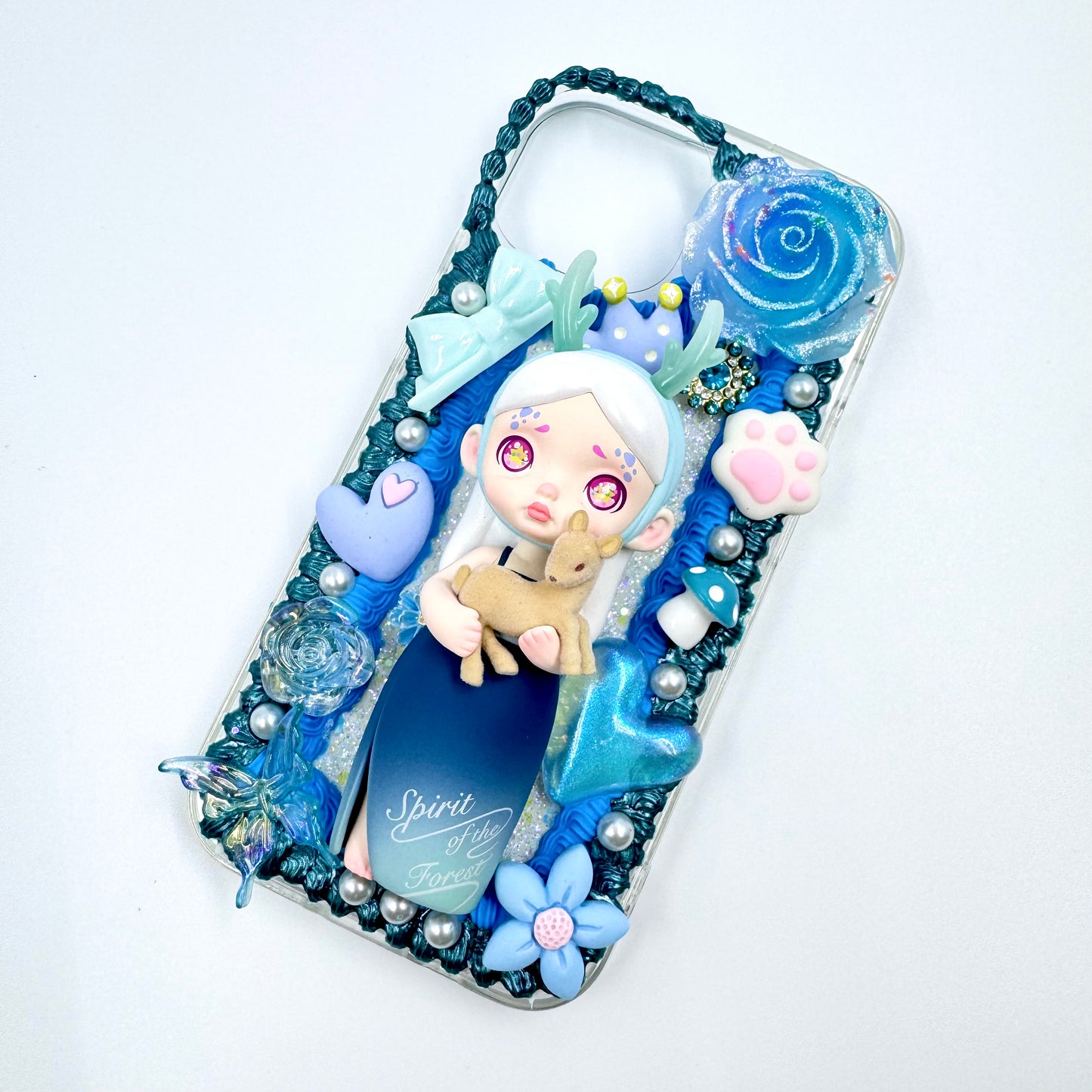 Kosbling handmade laura cream iphone 15 phonecase