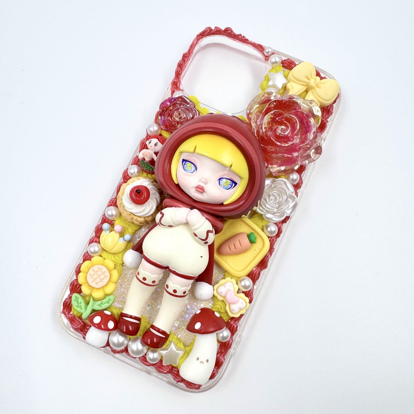 Kosbling handmade laura cream iphone 15 phonecase