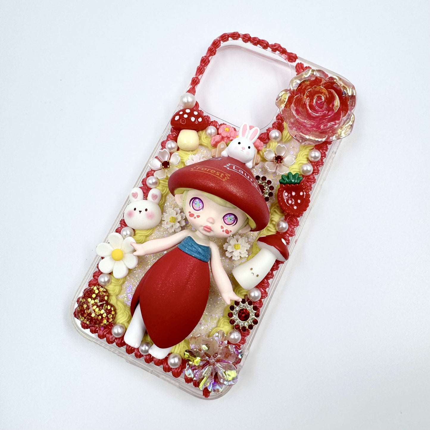 Kosbling  Handmade laura cream iphone 15 promax phonecase