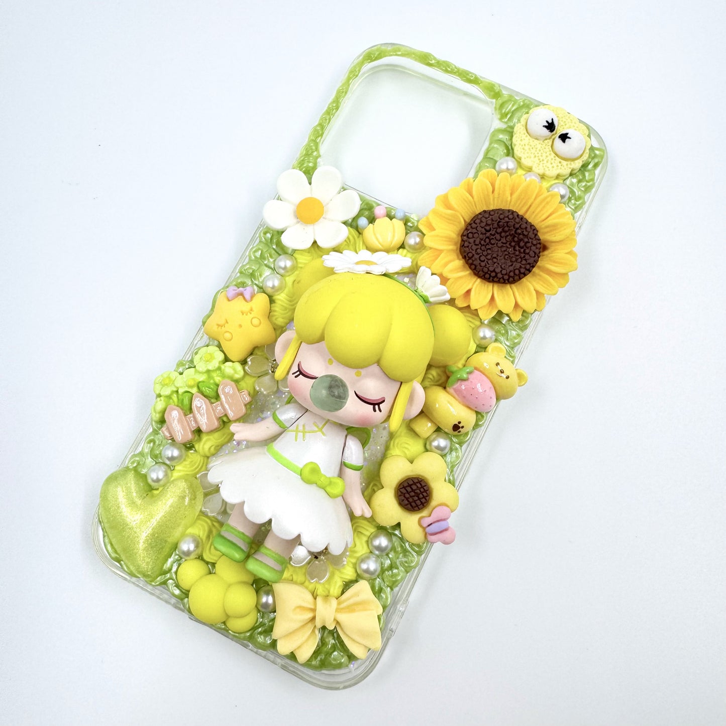 Kosbling handmade nanci cream iphone 15 promax phonecase