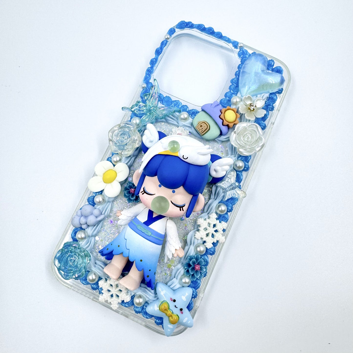 Kosbling handmade nanci cream iphone 15 promax phonecase