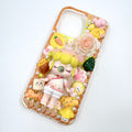 Kosbling handmade nanci cream iphone 15 promax phonecase