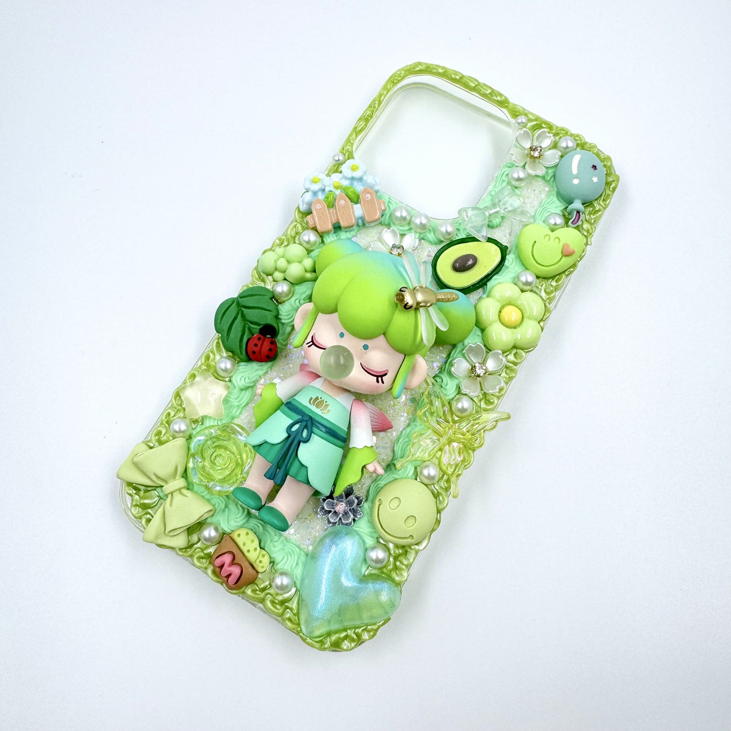 Kosbling handmade nanci cream iphone 15 promax phonecase