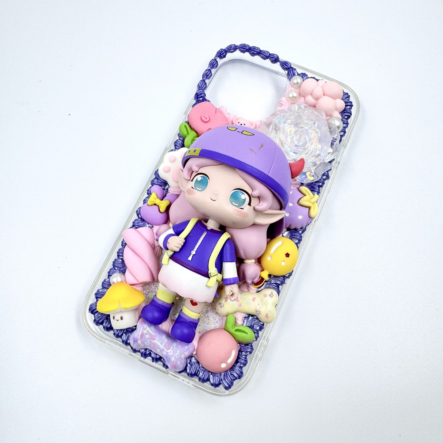 Kosbling handmade jova cream iphone 15 phonecase