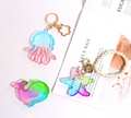 DIY marine animal silicone keychain resin mould