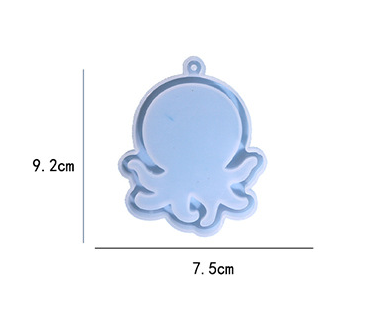 DIY marine animal silicone keychain resin mould